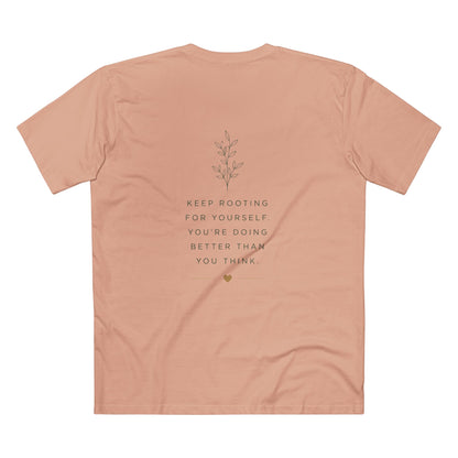 Grow Through What You Go Through Tee — Inspirational Sun & Heart Graphic