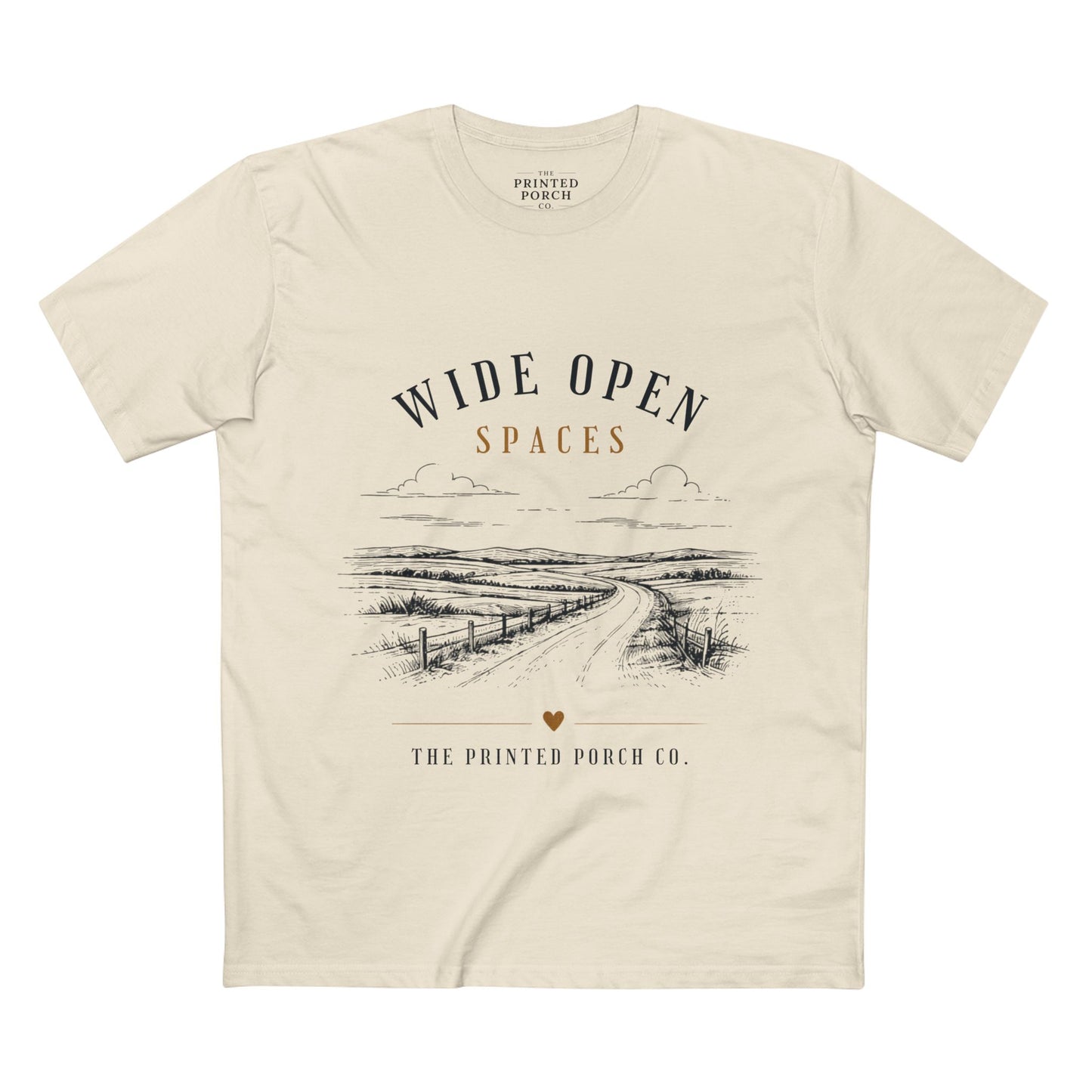 Wide Open Spaces T-Shirt — Scenic Nature Tee