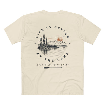Lake Life Good Times Tan Lines Shirt | Summer Lake Graphic Tee