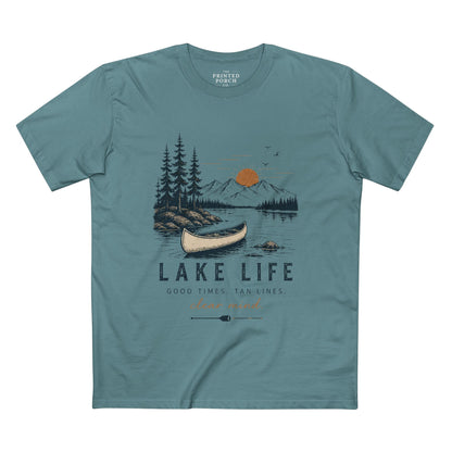 Lake Life Good Times Tan Lines Shirt | Summer Lake Graphic Tee