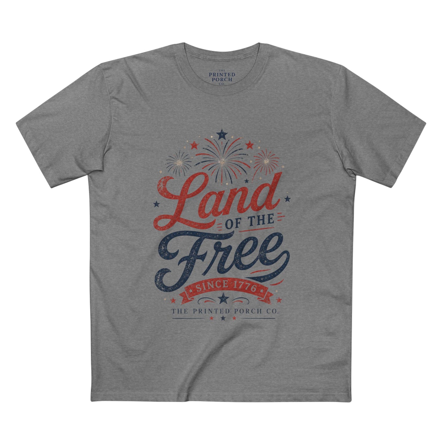 Land of the Free Vintage T-Shirt — Patriotic American Tee