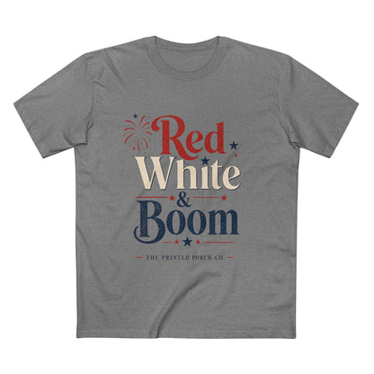 Red, White & Boom Tee — Patriotic Fourth of July T-Shirt