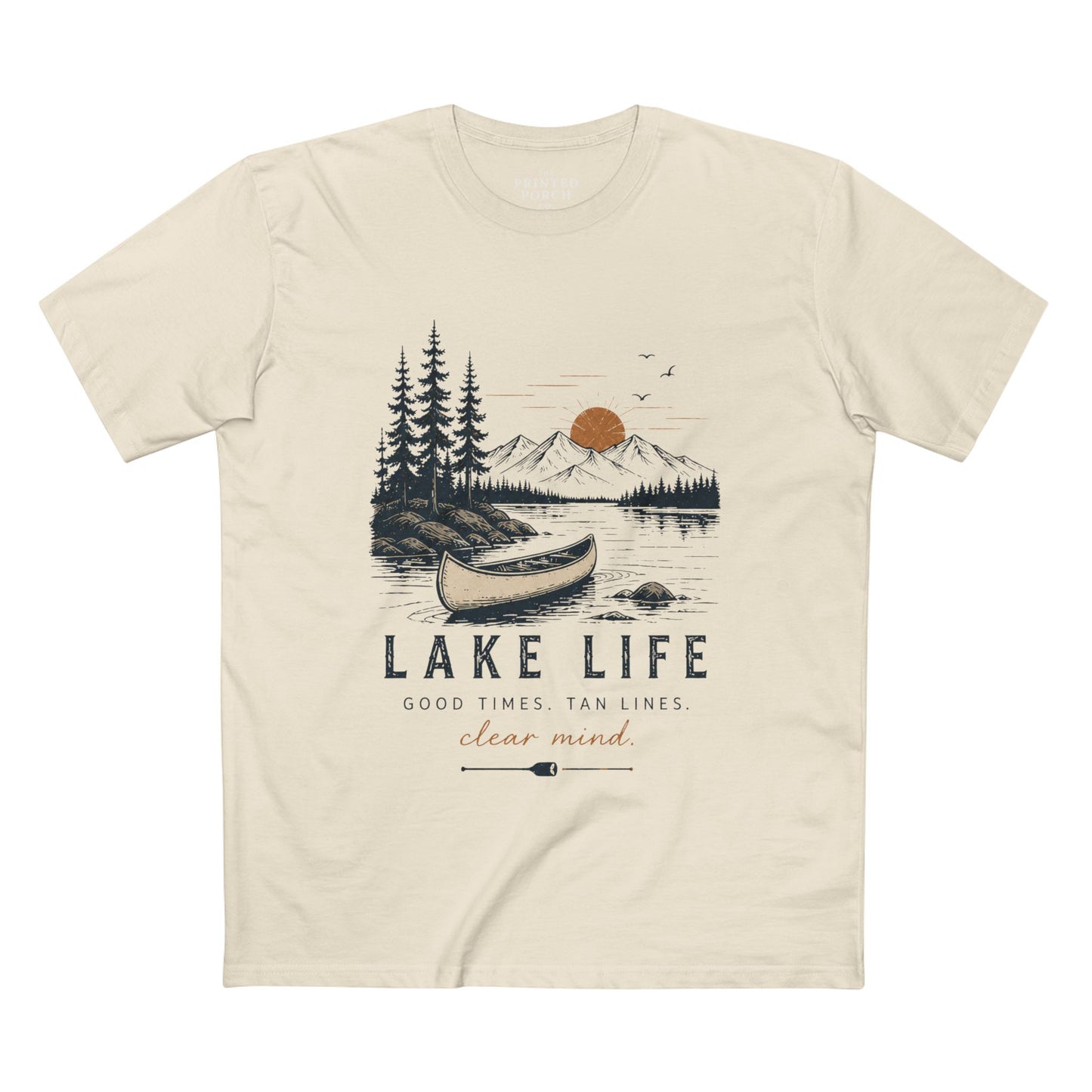 Lake Life Good Times Tan Lines Shirt | Summer Lake Graphic Tee