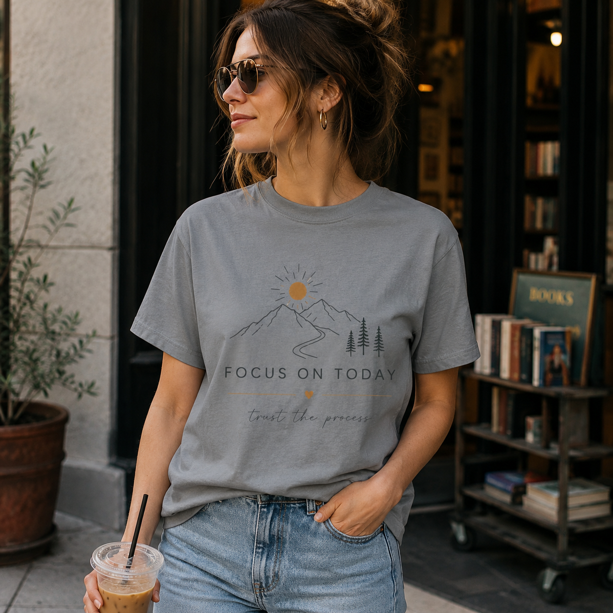 Focus On Today Inspirational T-Shirt
