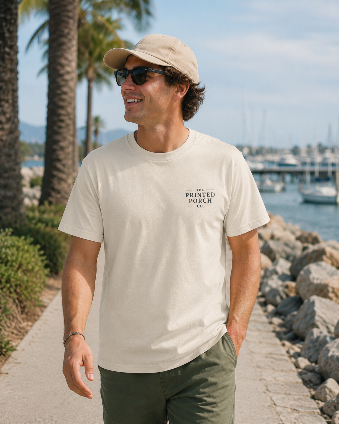 Waves • Sun • Sand Beach T-Shirt — The Printed Porch Co. Graphic Tee