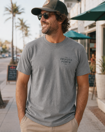 Waves • Sun • Sand Beach T-Shirt — The Printed Porch Co. Graphic Tee