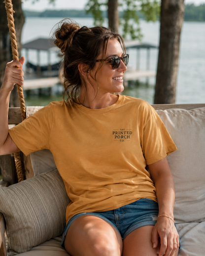 Go With the Flow Shirt | Ocean Wave Beach Graphic Tee