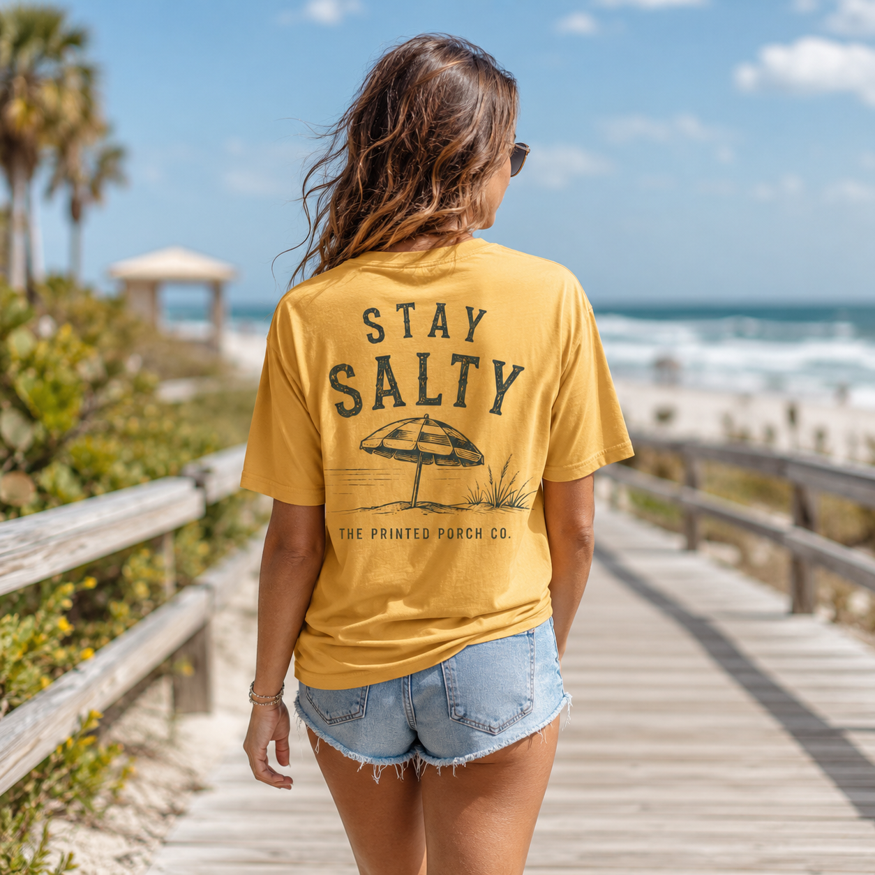 Stay Salty Shirt | Coastal Ocean Beach Graphic Tee