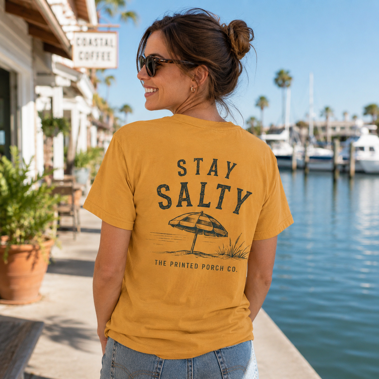 Stay Salty Shirt | Coastal Ocean Beach Graphic Tee