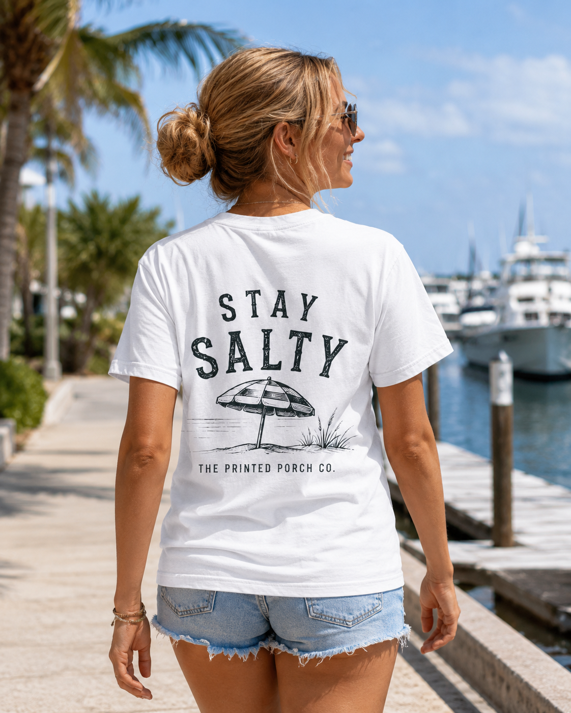 Stay Salty Shirt | Coastal Ocean Beach Graphic Tee