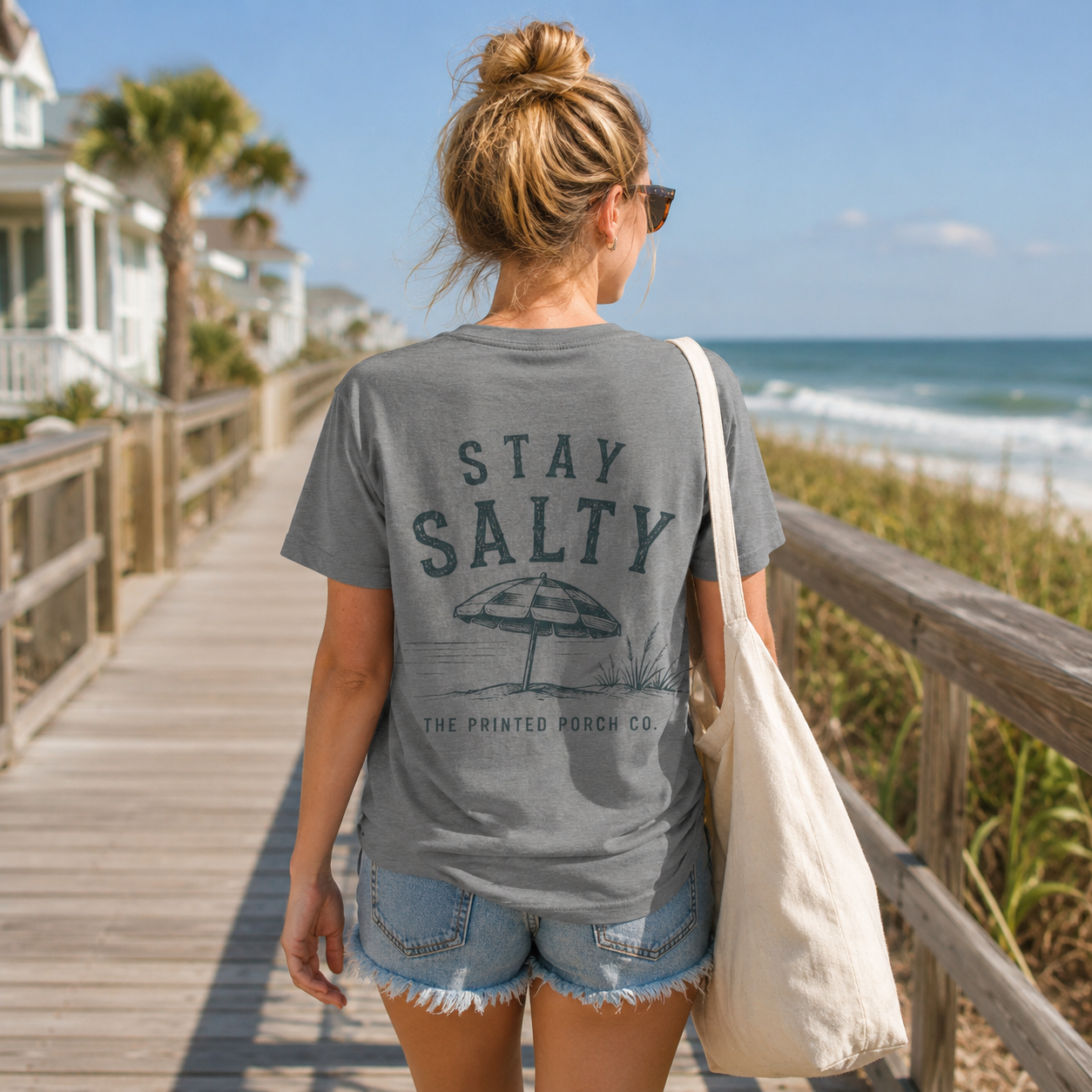 Stay Salty Shirt | Coastal Ocean Beach Graphic Tee