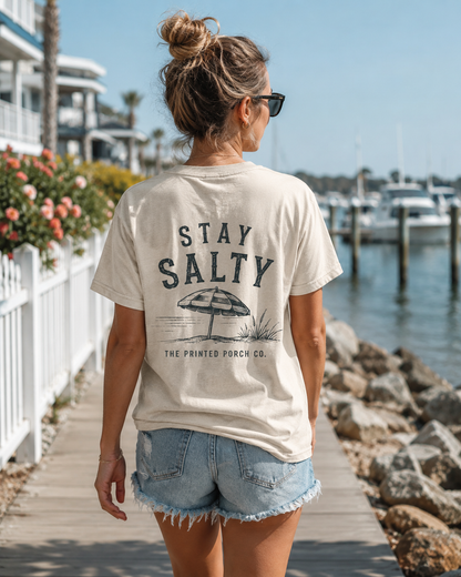 Stay Salty Shirt | Coastal Ocean Beach Graphic Tee