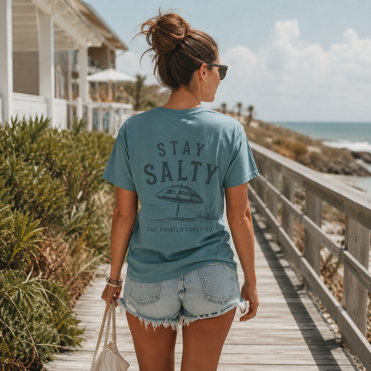Stay Salty Shirt | Coastal Ocean Beach Graphic Tee