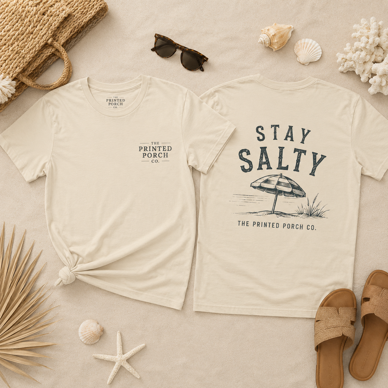 Stay Salty Shirt | Coastal Ocean Beach Graphic Tee