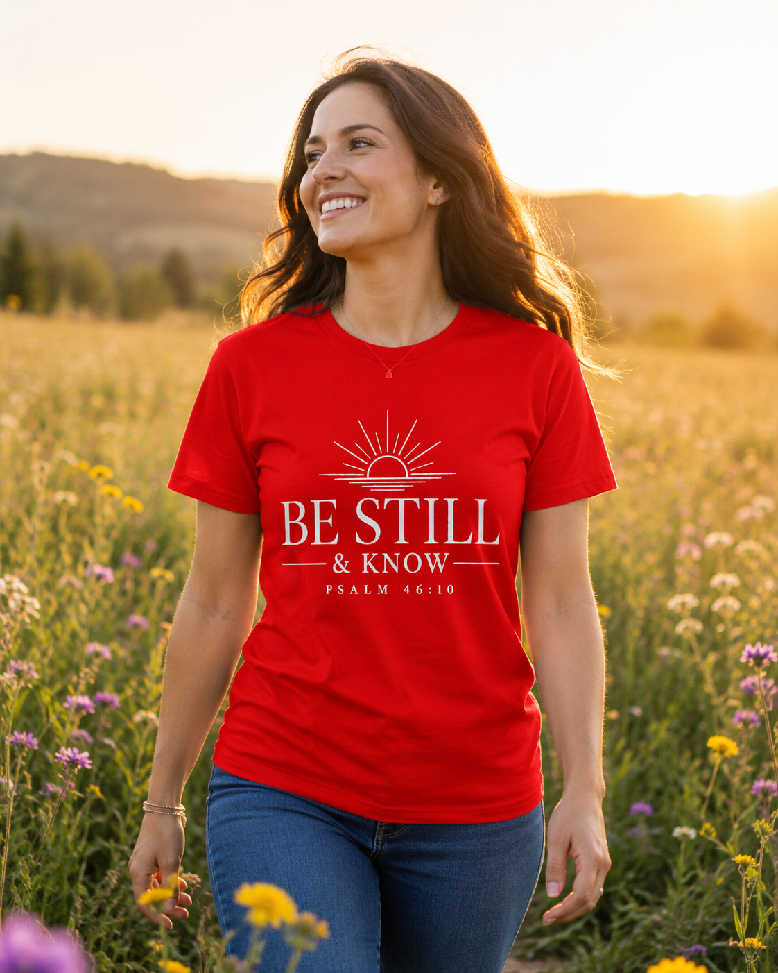 Be Still & Know T‑Shirt — Psalm 46:10 Inspirational Faith Tee