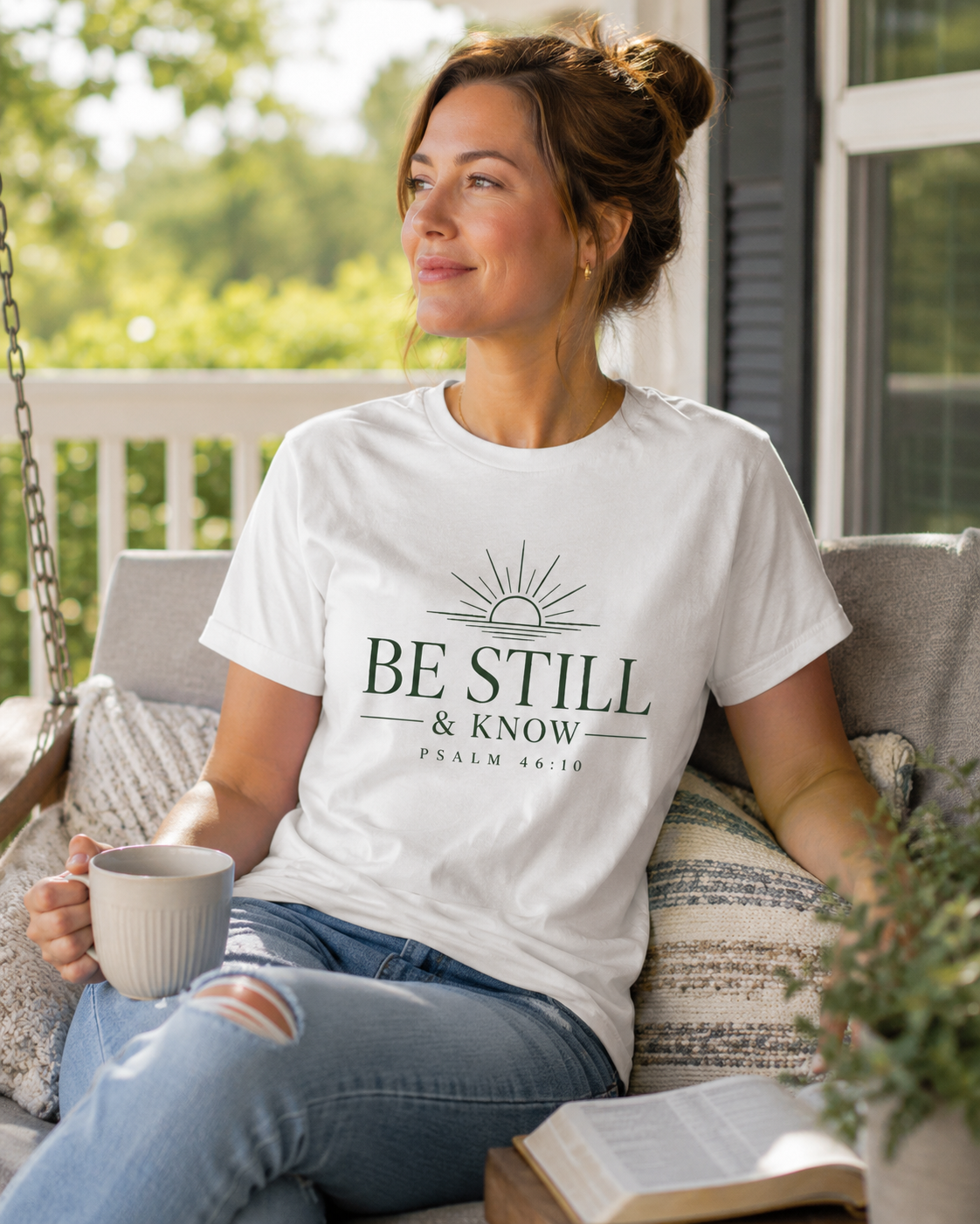 Be Still & Know T‑Shirt — Psalm 46:10 Inspirational Faith Tee