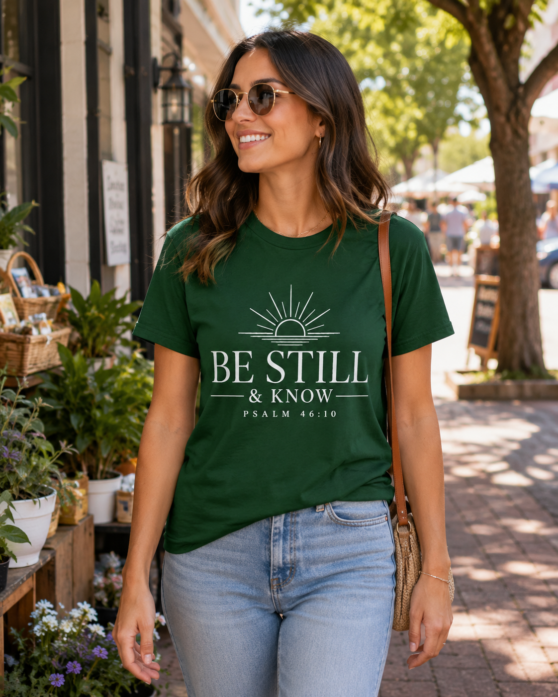 Be Still & Know T‑Shirt — Psalm 46:10 Inspirational Faith Tee
