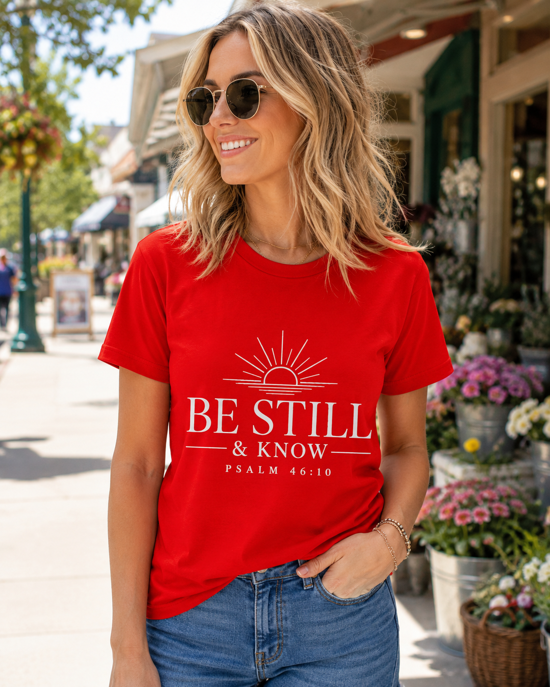 Be Still & Know T‑Shirt — Psalm 46:10 Inspirational Faith Tee