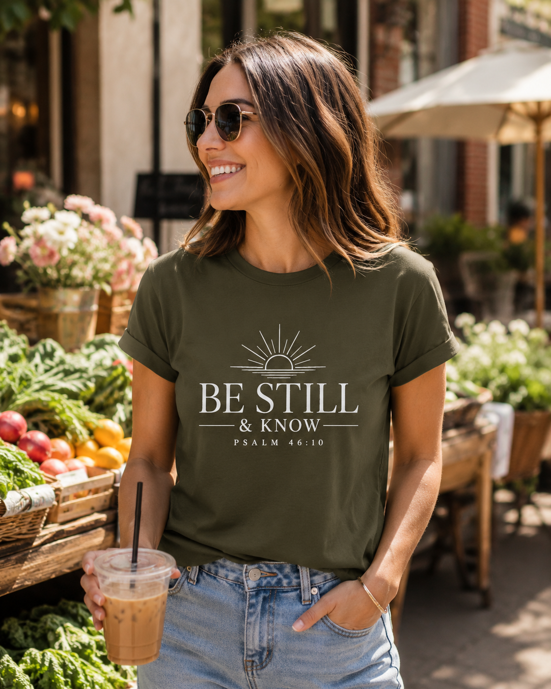Be Still & Know T‑Shirt — Psalm 46:10 Inspirational Faith Tee