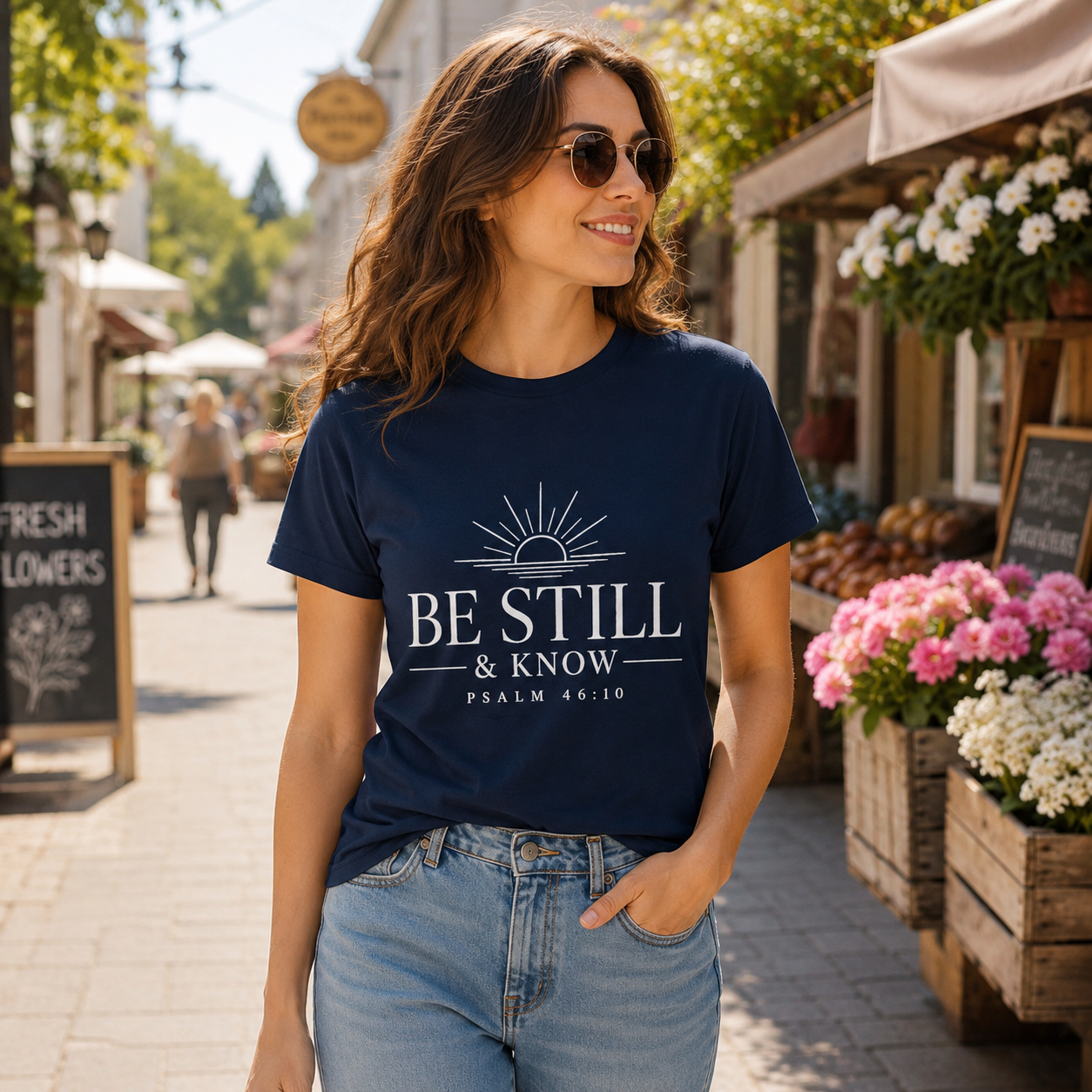 Be Still & Know T‑Shirt — Psalm 46:10 Inspirational Faith Tee