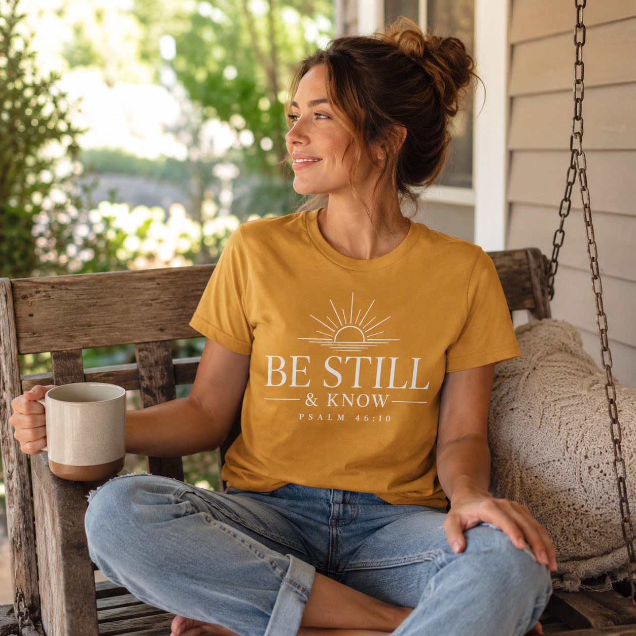Be Still & Know T‑Shirt — Psalm 46:10 Inspirational Faith Tee