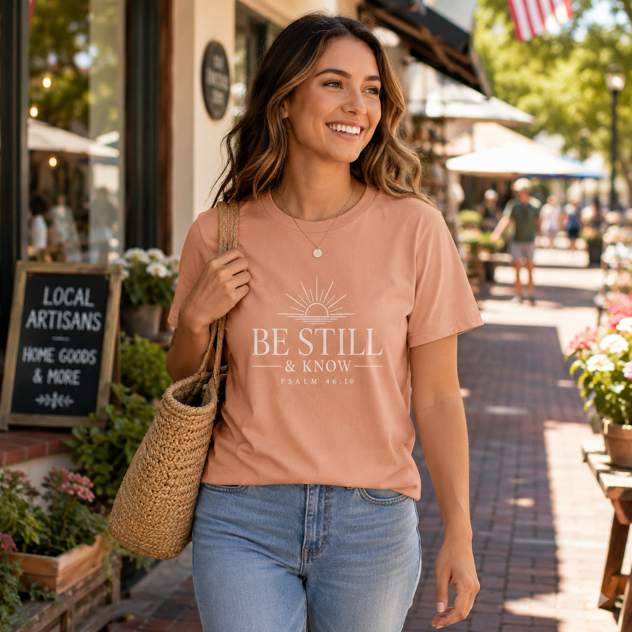 Be Still & Know T‑Shirt — Psalm 46:10 Inspirational Faith Tee