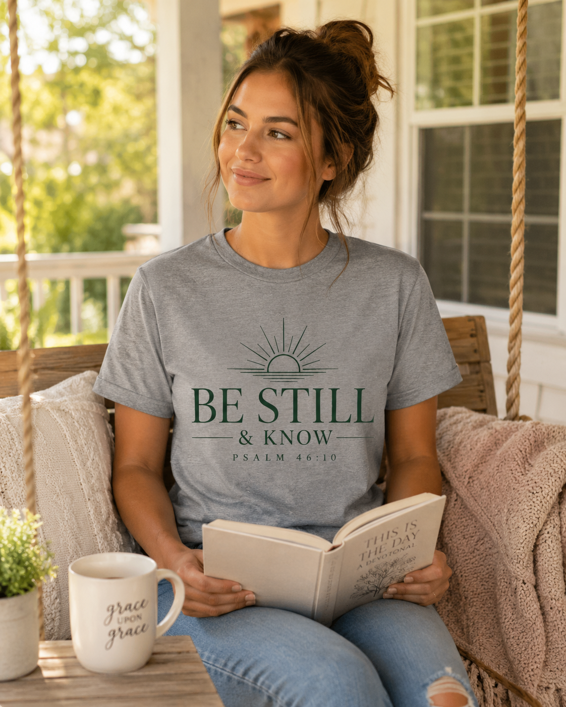 Be Still & Know T‑Shirt — Psalm 46:10 Inspirational Faith Tee