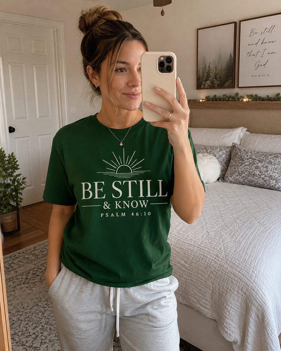 Be Still & Know T‑Shirt — Psalm 46:10 Inspirational Faith Tee