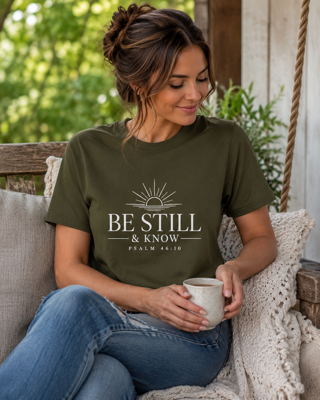 Be Still & Know T‑Shirt — Psalm 46:10 Inspirational Faith Tee
