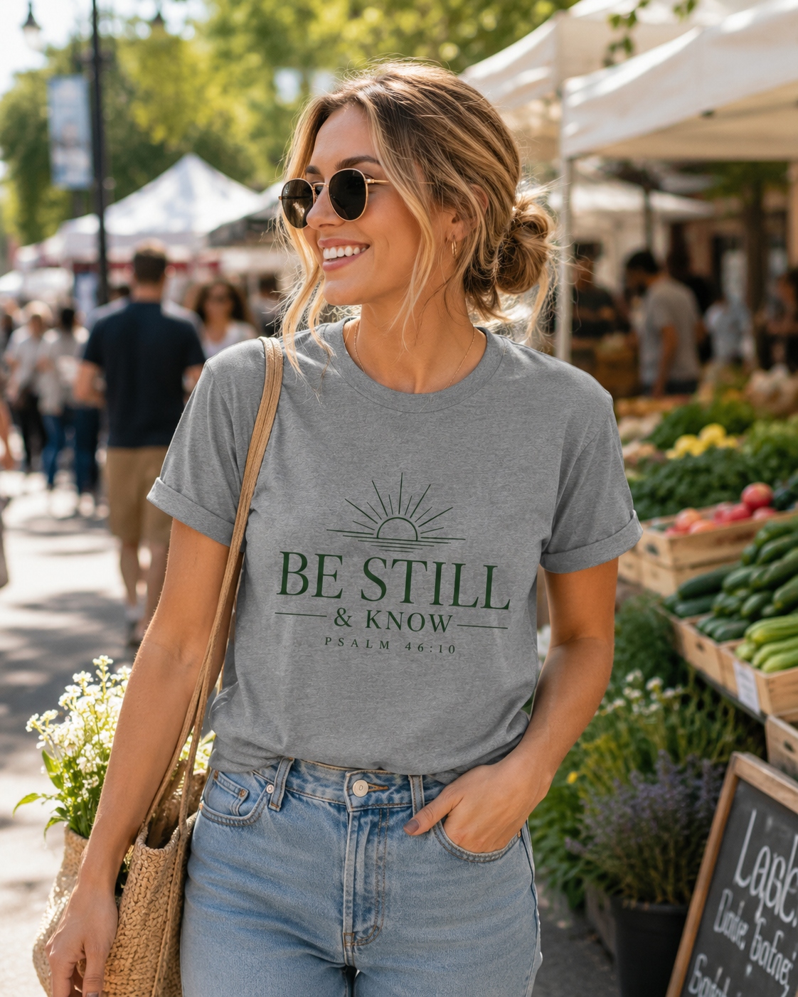 Be Still & Know T‑Shirt — Psalm 46:10 Inspirational Faith Tee