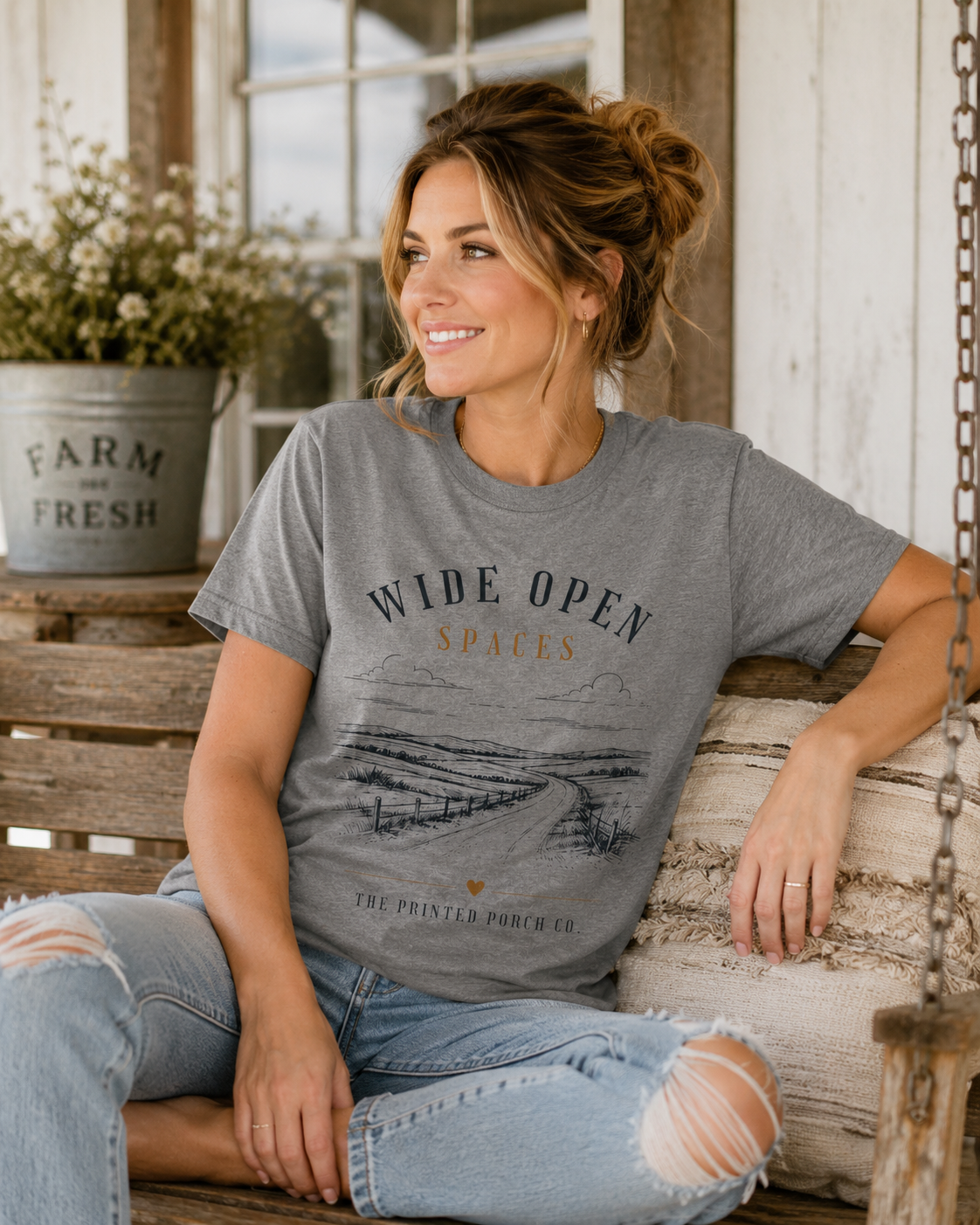 Wide Open Spaces T-Shirt — Scenic Nature Tee