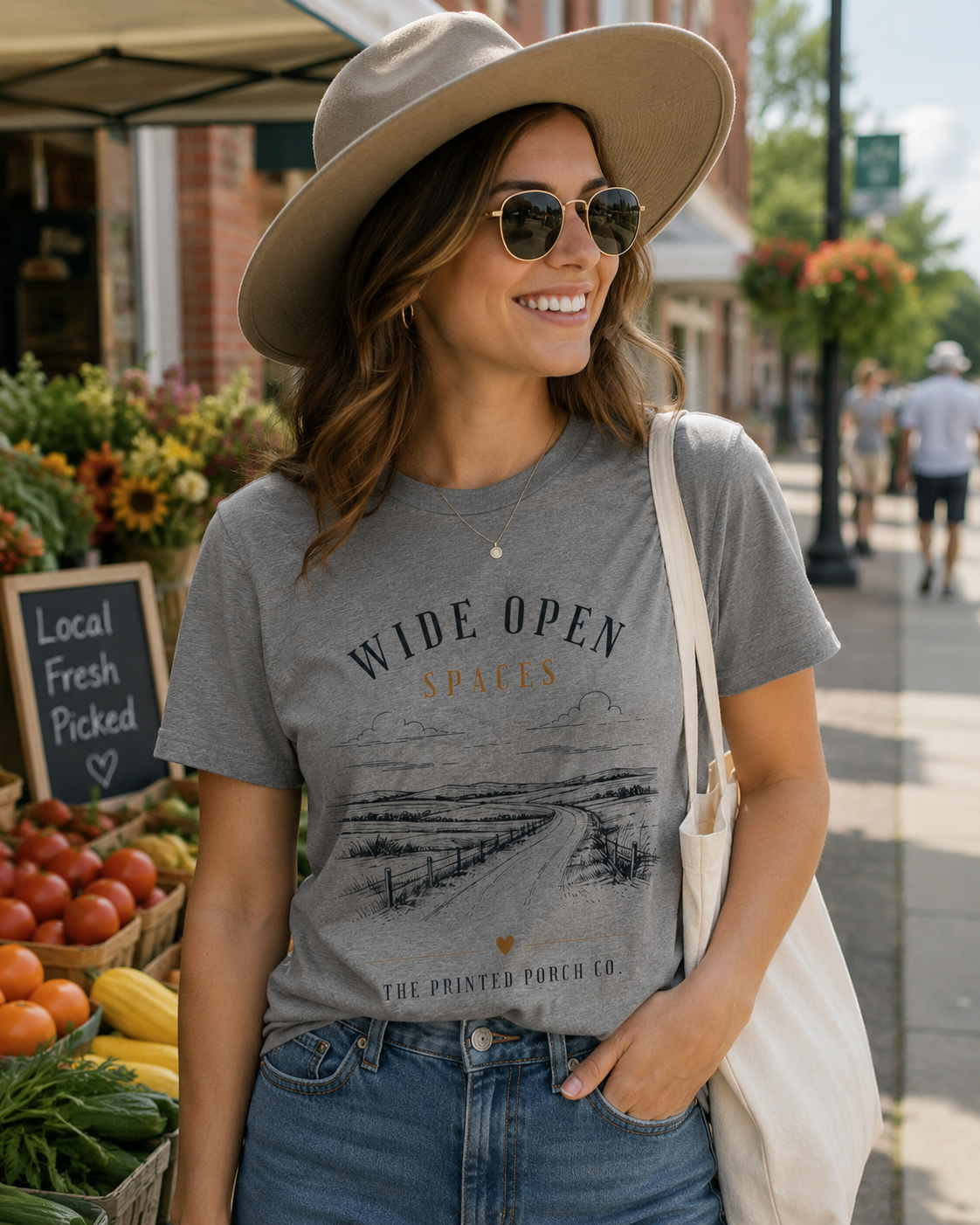 Wide Open Spaces T-Shirt — Scenic Nature Tee