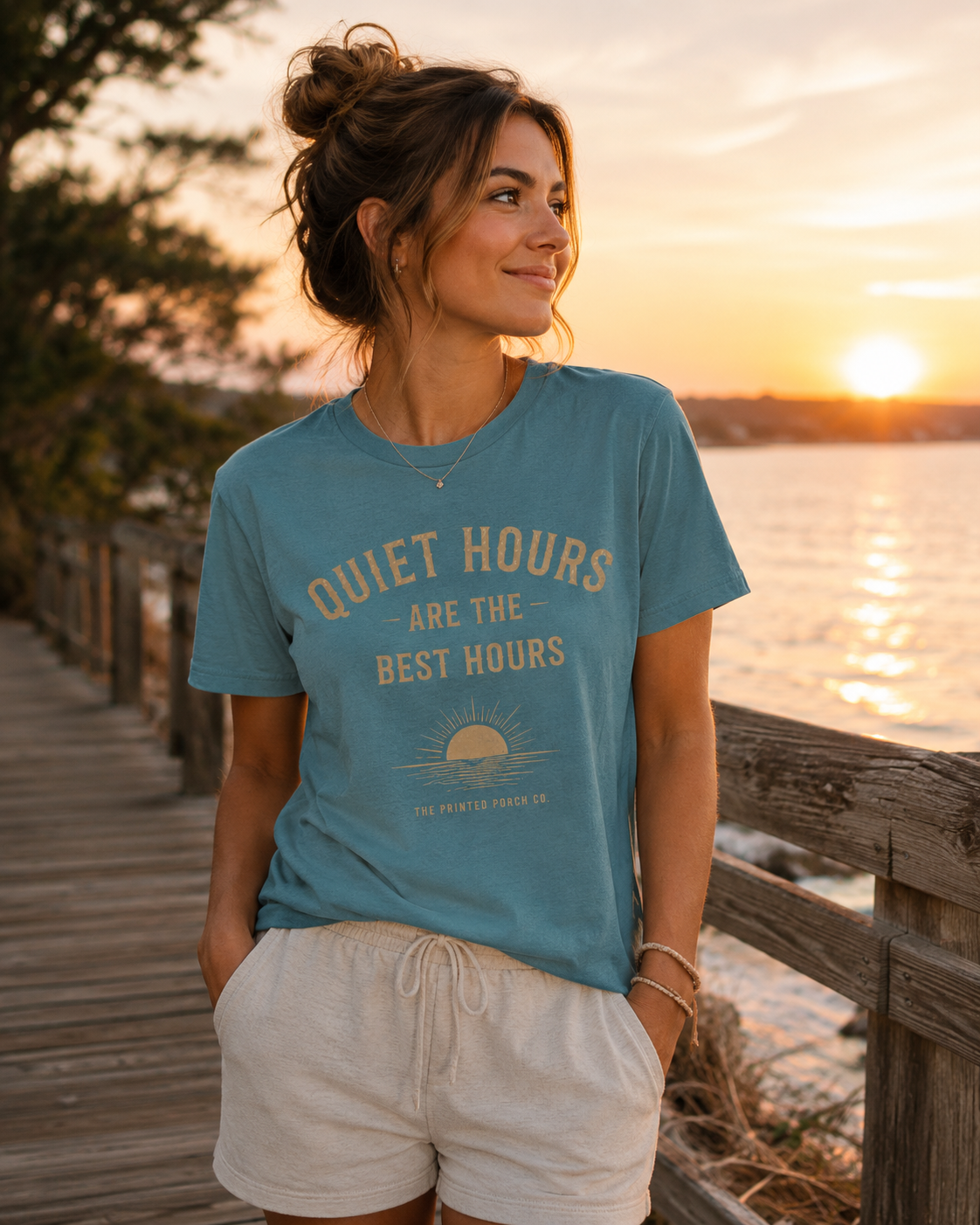 Quiet Hours Are the Best Hours Tee — Adult Staple T-Shirt