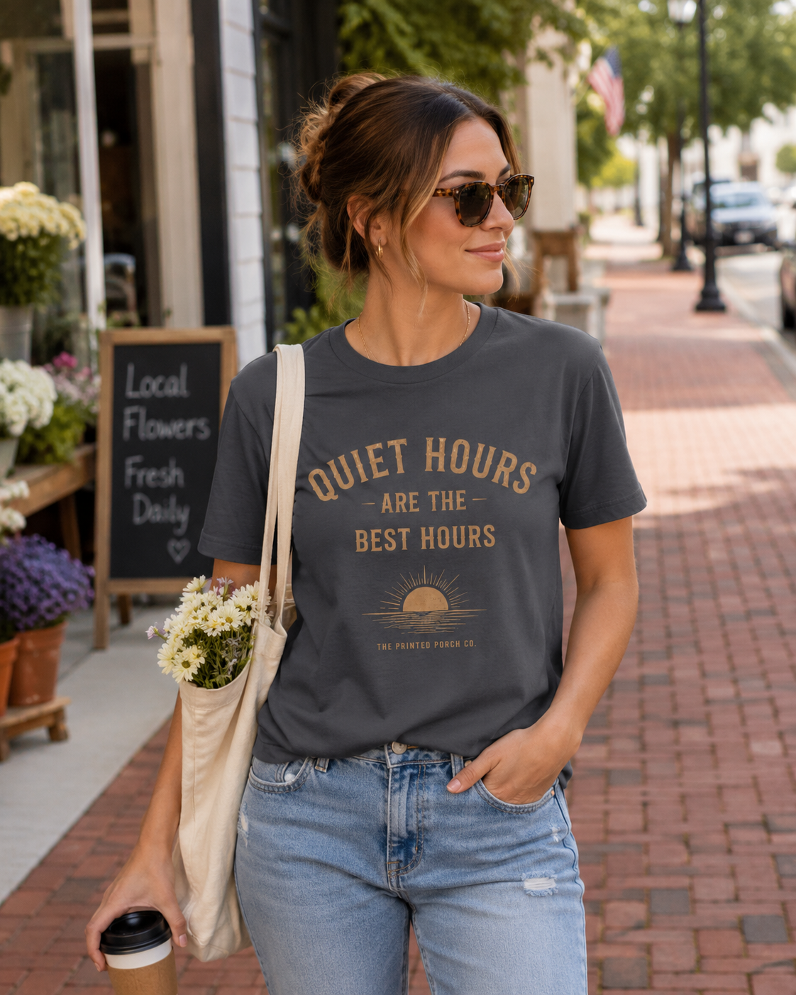 Quiet Hours Are the Best Hours Tee — Adult Staple T-Shirt