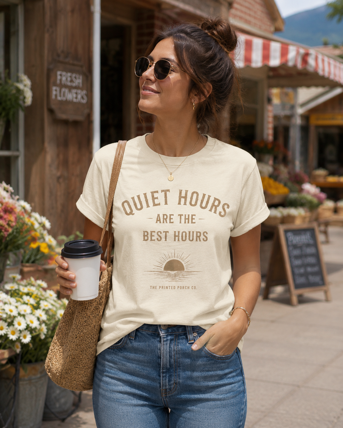Quiet Hours Are the Best Hours Tee — Adult Staple T-Shirt