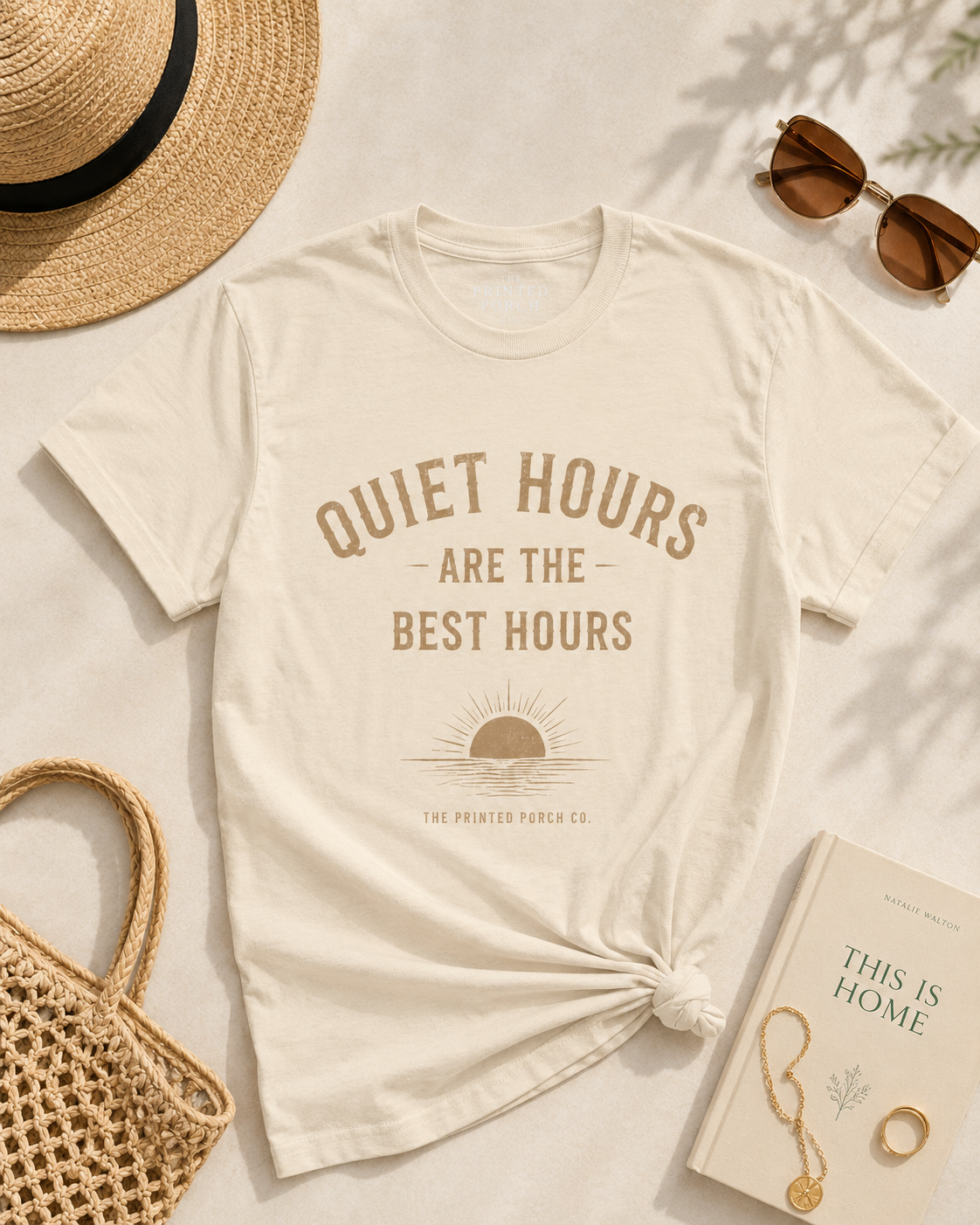 Quiet Hours Are the Best Hours Tee — Adult Staple T-Shirt