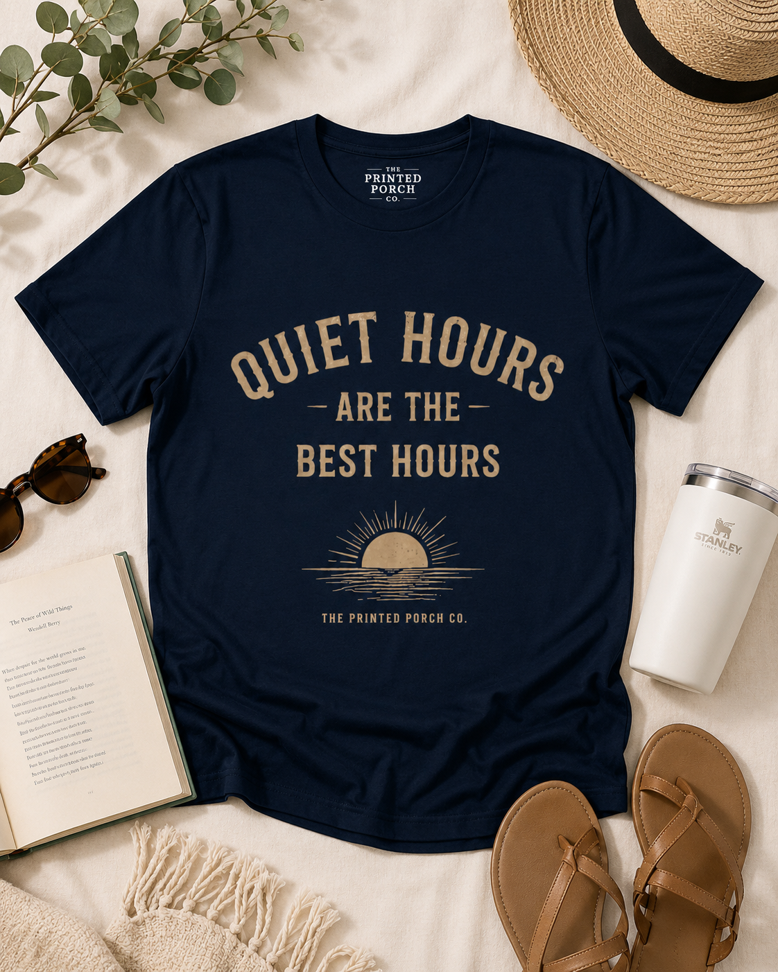 Quiet Hours Are the Best Hours Tee — Adult Staple T-Shirt