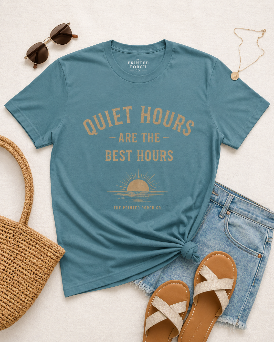 Quiet Hours Are the Best Hours Tee — Adult Staple T-Shirt