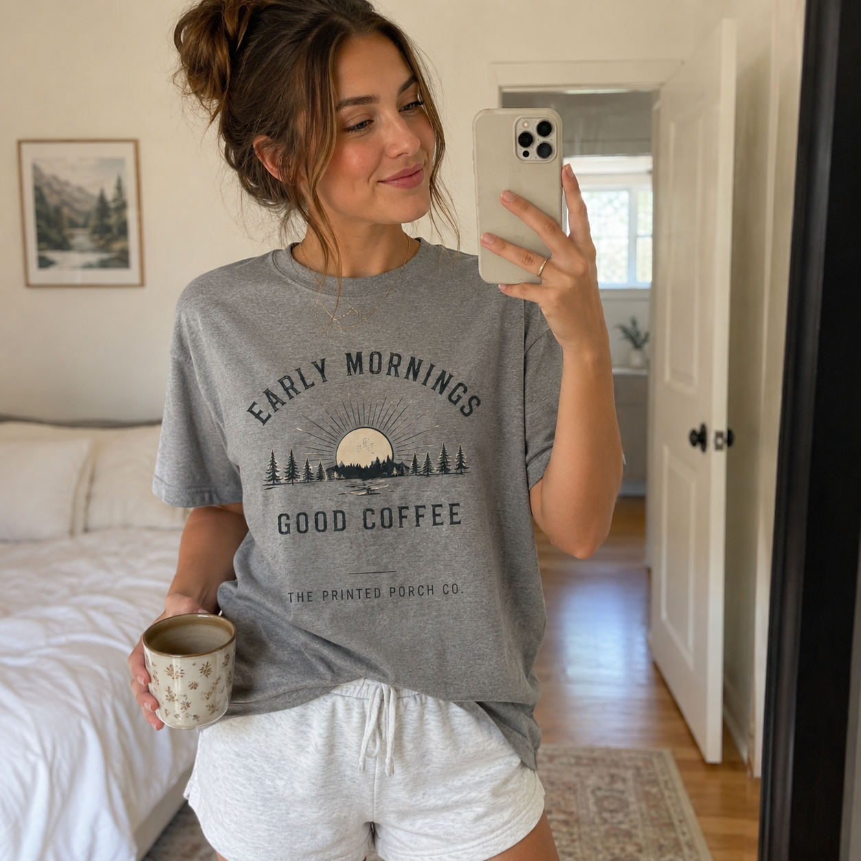 Early Mornings Good Coffee T-Shirt
