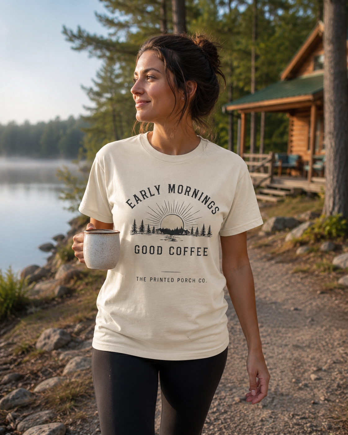 Early Mornings Good Coffee T-Shirt