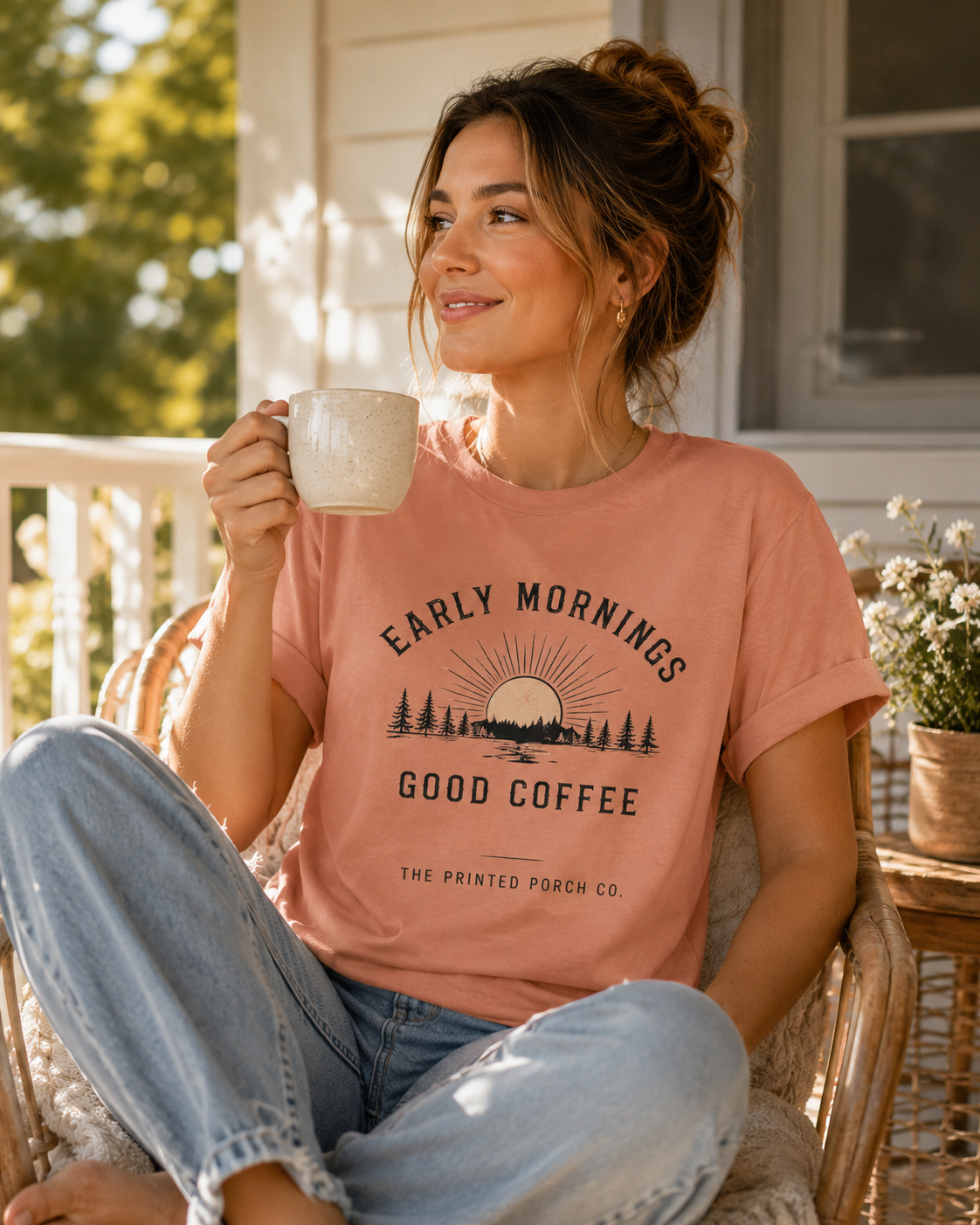 Early Mornings Good Coffee T-Shirt