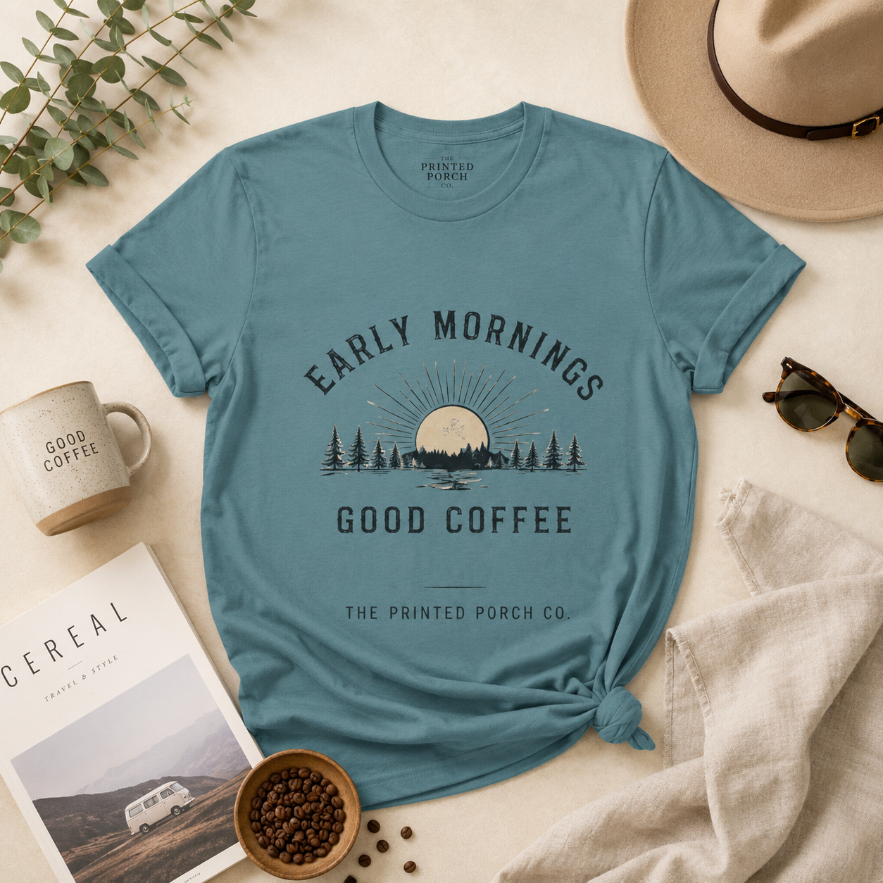 Early Mornings Good Coffee T-Shirt