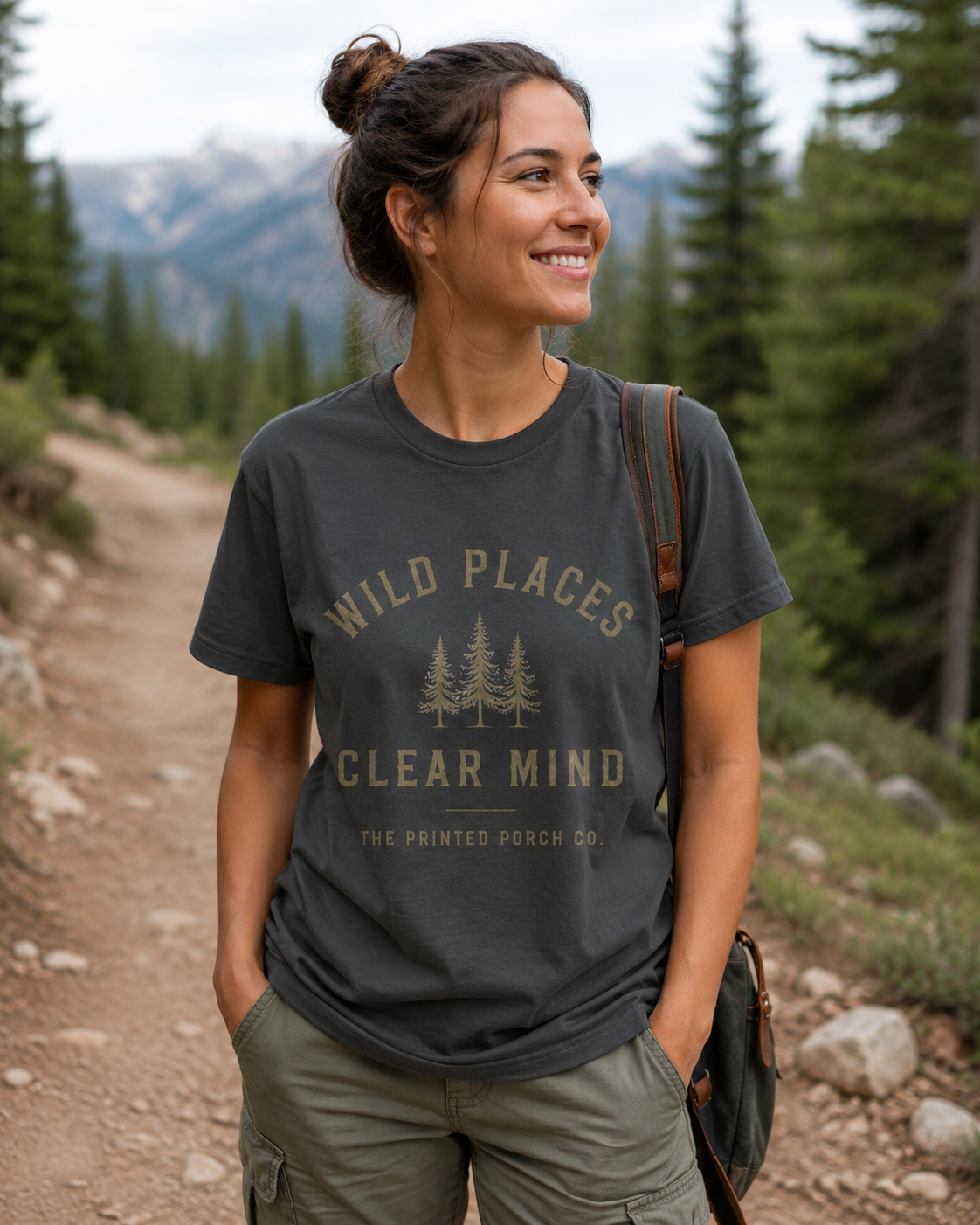 Wild Places Clear Mind Tee — Outdoor Adventure Nature T-Shirt
