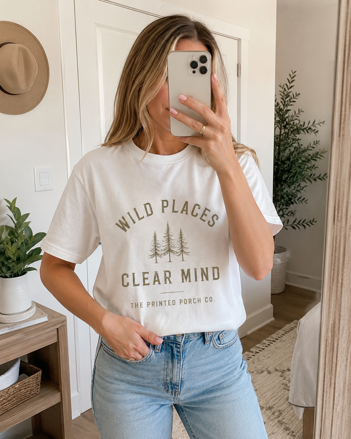 Wild Places Clear Mind Tee — Outdoor Adventure Nature T-Shirt