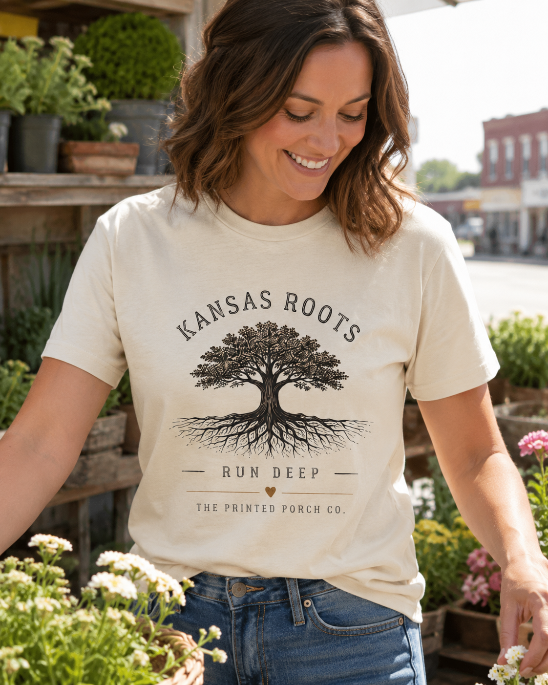 Kansas Roots Run Deep T-Shirt