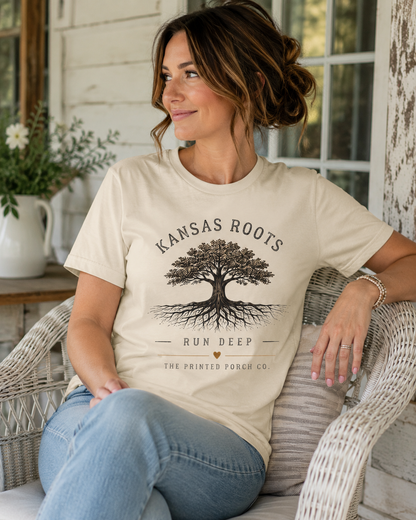Kansas Roots Run Deep T-Shirt