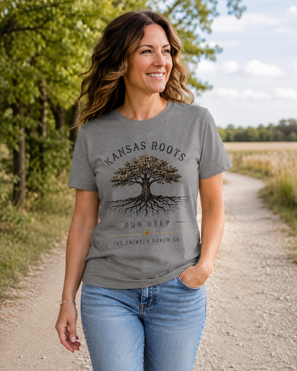 Kansas Roots Run Deep T-Shirt