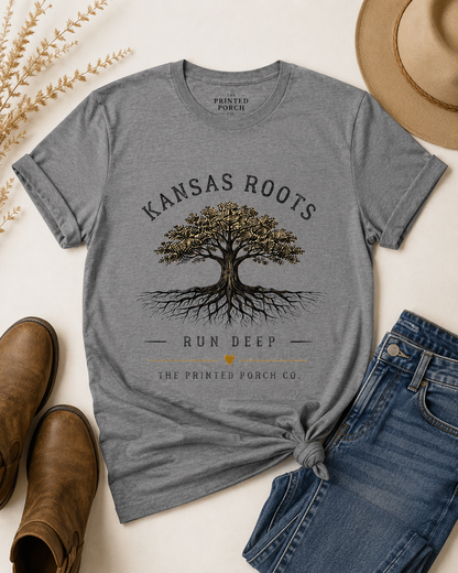 Kansas Roots Run Deep T-Shirt