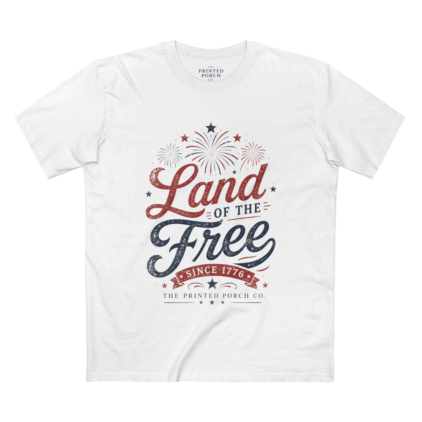 Land of the Free Vintage T-Shirt — Patriotic American Tee