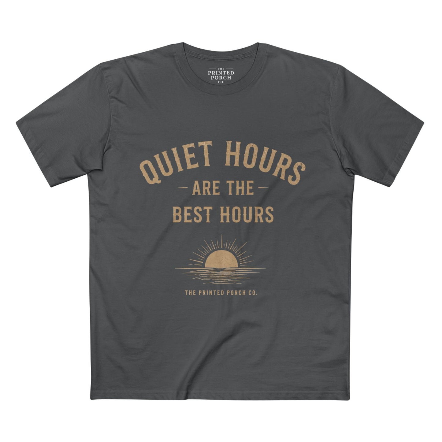 Quiet Hours Are the Best Hours Tee — Adult Staple T-Shirt